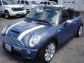 2006 Space Blue Metallic Mini Cooper S Convertible  photo #10