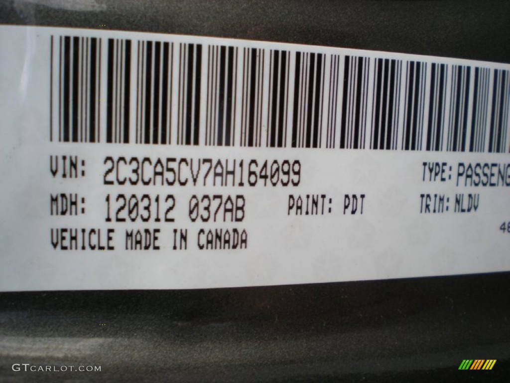 2010 300 Color Code PDT for Dark Titanium Metallic Photo #64451815