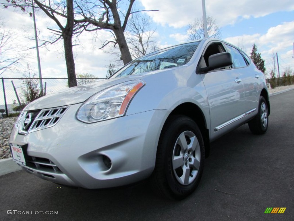 2011 Rogue S AWD - Silver Ice Metallic / Black photo #1