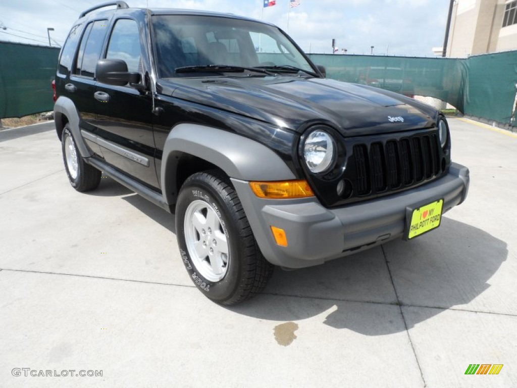 Black Jeep Liberty