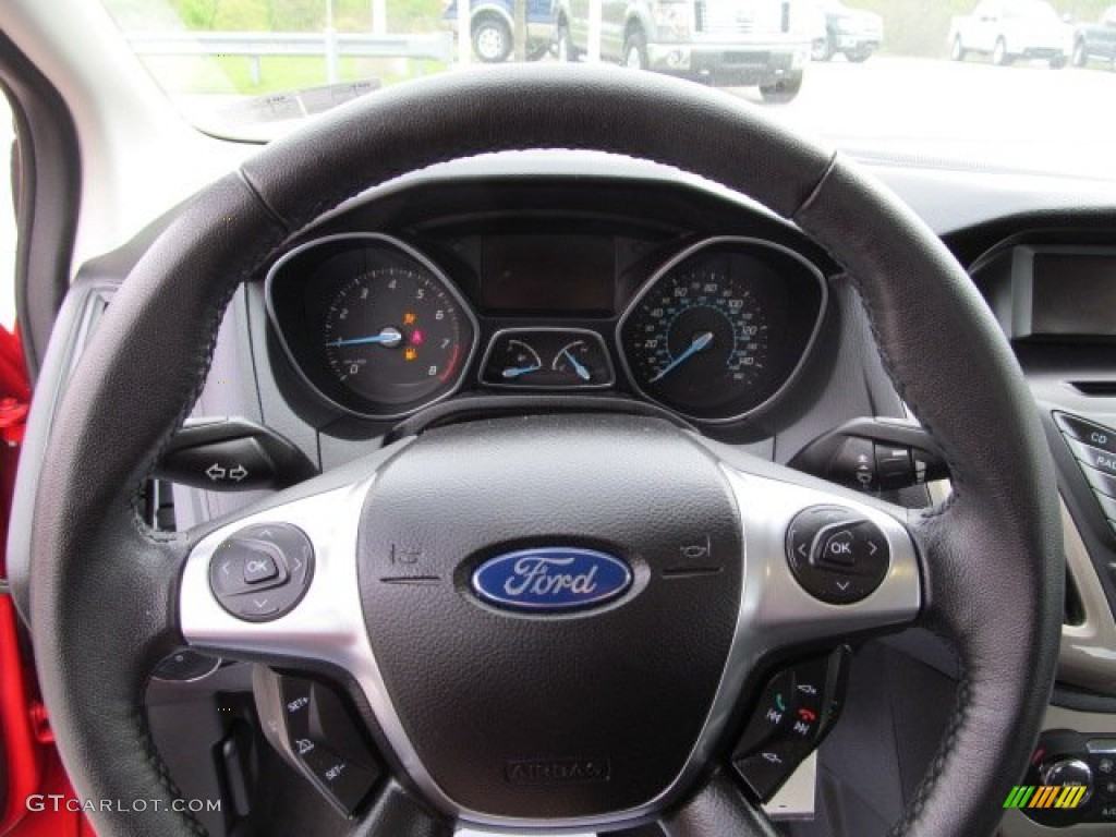 2012 Focus SEL Sedan - Race Red / Charcoal Black photo #14