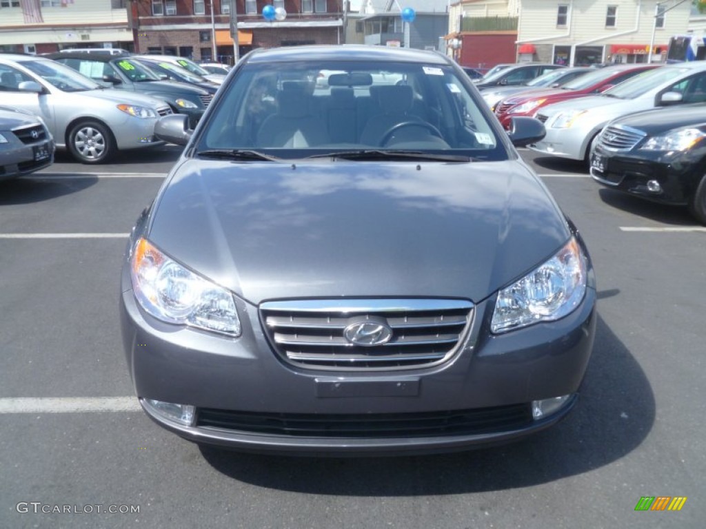 2009 Elantra SE Sedan - Carbon Gray / Gray photo #1