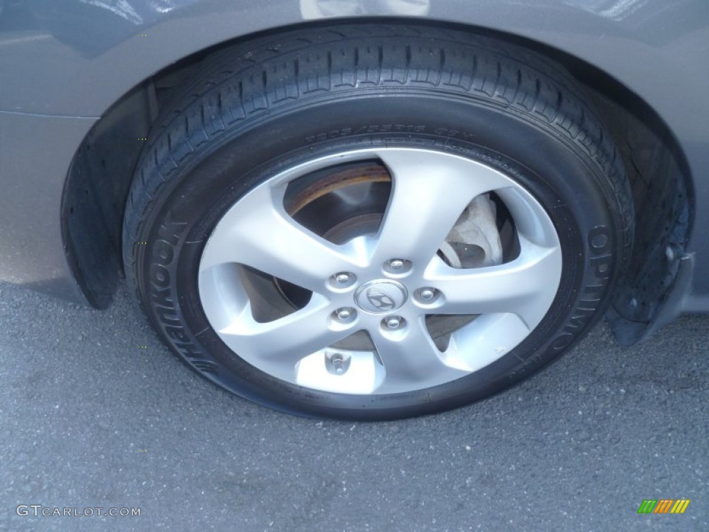 2009 Elantra SE Sedan - Carbon Gray / Gray photo #5