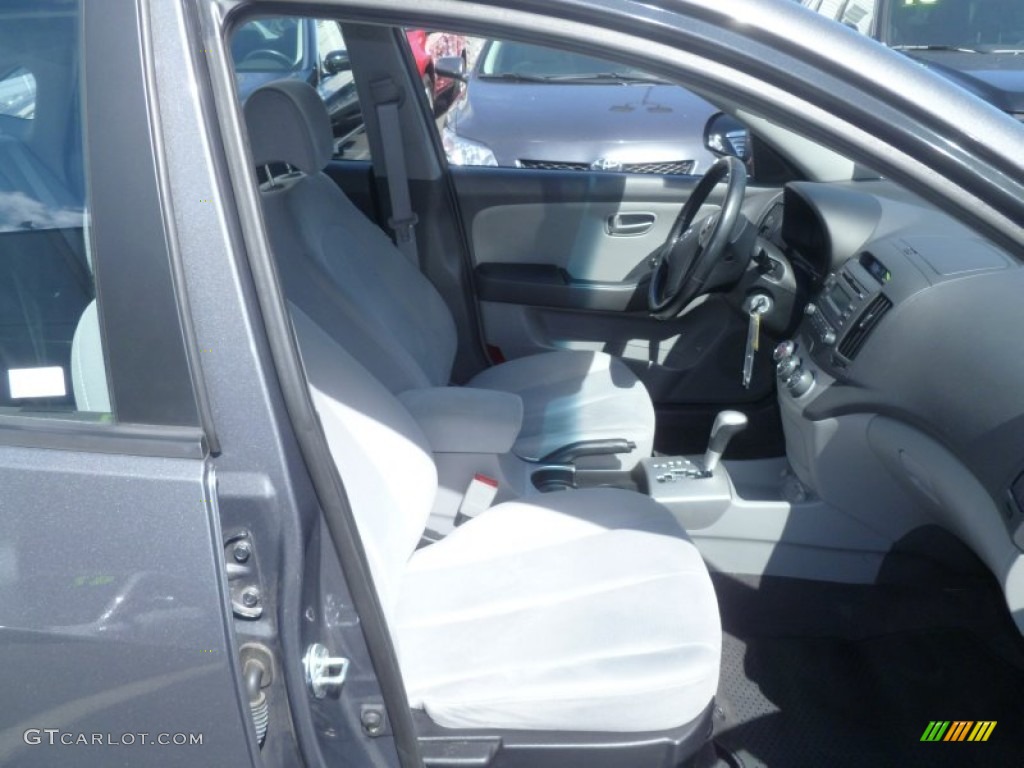 2009 Elantra SE Sedan - Carbon Gray / Gray photo #6