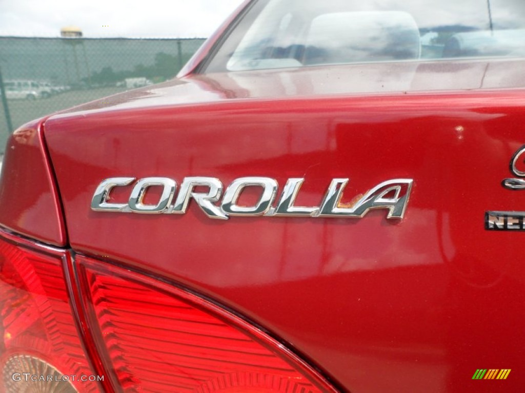 2008 Corolla CE - Barcelona Red / Stone photo #21