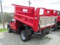 Vermillion Red - F550 Super Duty XL Regular Cab 4x4 Dump Truck Photo No. 9