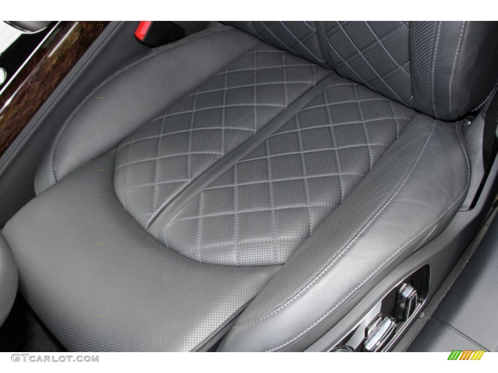 Black Interior 2012 Audi A8 4.2 quattro Photo #64455984