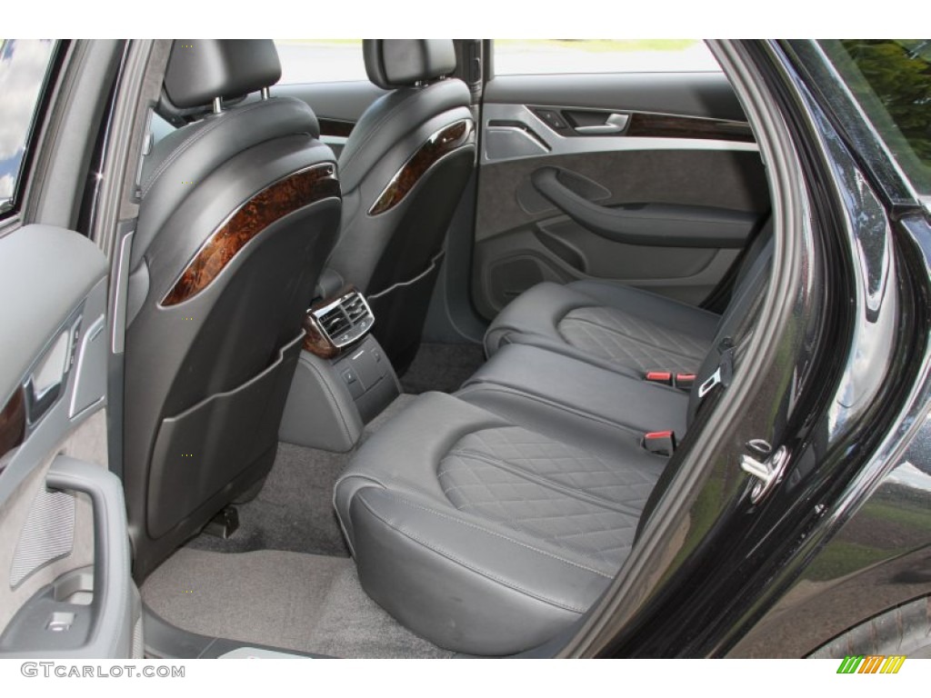 Black Interior 2012 Audi A8 4.2 quattro Photo #64456011