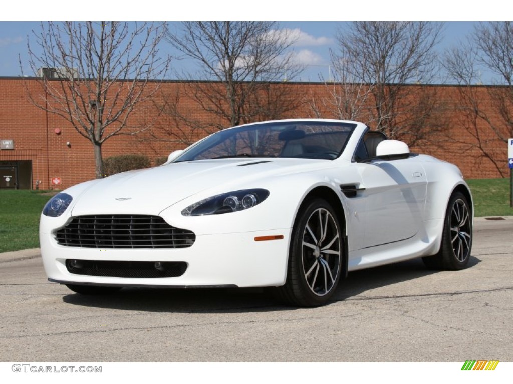 2011 V8 Vantage N420 Roadster - Asia Pacific Cup White / Obsidian Black photo #1