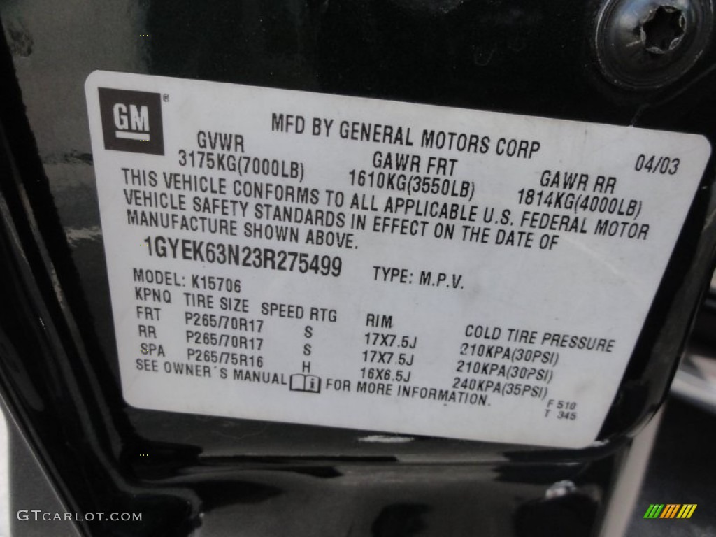 2003 Escalade AWD - Green Envy / Shale photo #40
