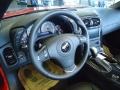 Ebony 2012 Chevrolet Corvette Grand Sport Convertible Steering Wheel