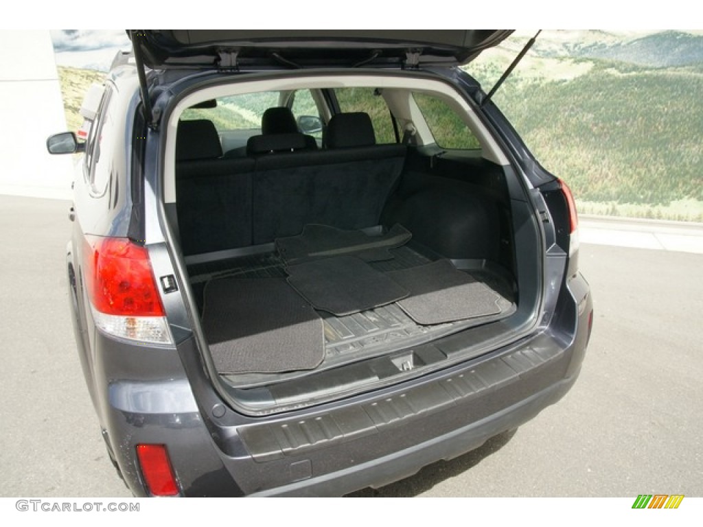2011 Outback 2.5i Premium Wagon - Graphite Gray Metallic / Off Black photo #23