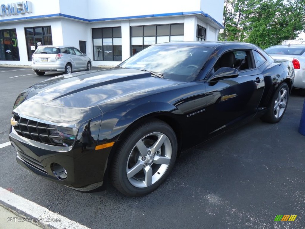 2012 Camaro LT Coupe - Black / Black photo #2