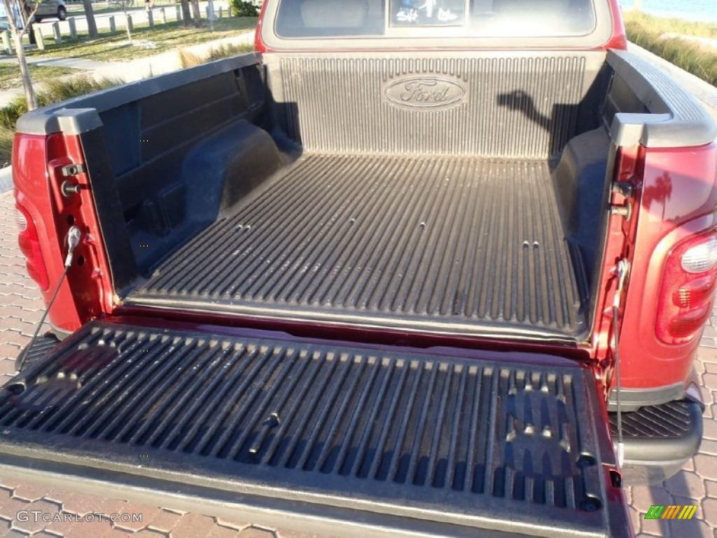 2002 F150 Lariat SuperCrew 4x4 - Toreador Red Metallic / Medium Parchment photo #6