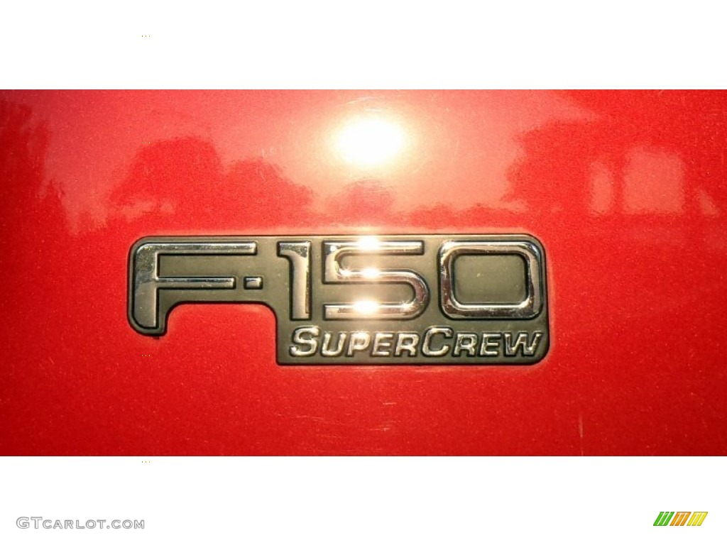2002 F150 Lariat SuperCrew 4x4 - Toreador Red Metallic / Medium Parchment photo #29