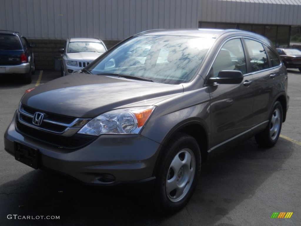 2011 CR-V LX 4WD - Urban Titanium Metallic / Ivory photo #1