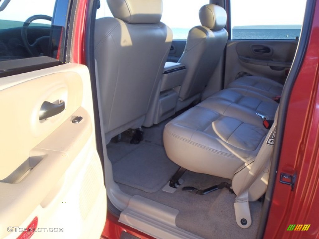 2002 F150 Lariat SuperCrew 4x4 - Toreador Red Metallic / Medium Parchment photo #55