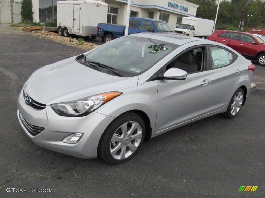 2013 Elantra Limited - Silver / Gray photo #4