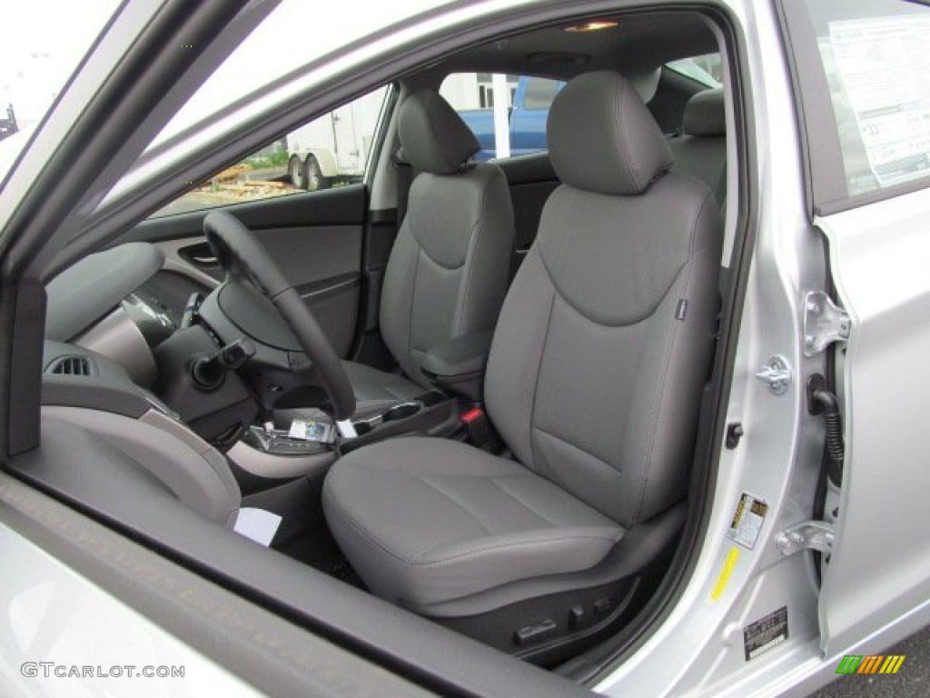 2013 Elantra Limited - Silver / Gray photo #6