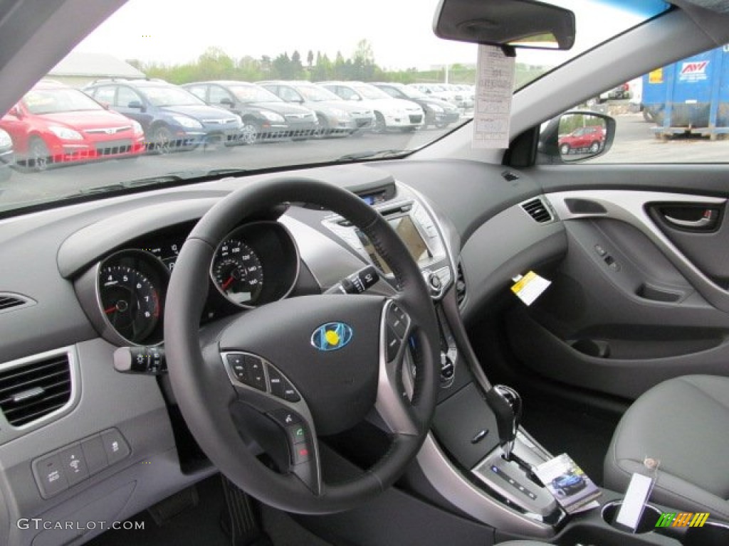2013 Elantra Limited - Silver / Gray photo #8