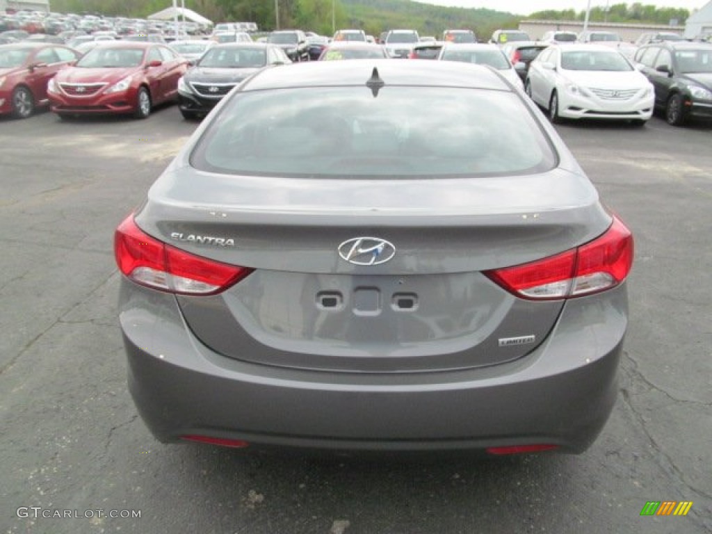 2013 Elantra Limited - Harbor Gray Metallic / Gray photo #5