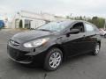 2012 Ultra Black Hyundai Accent GS 5 Door  photo #3