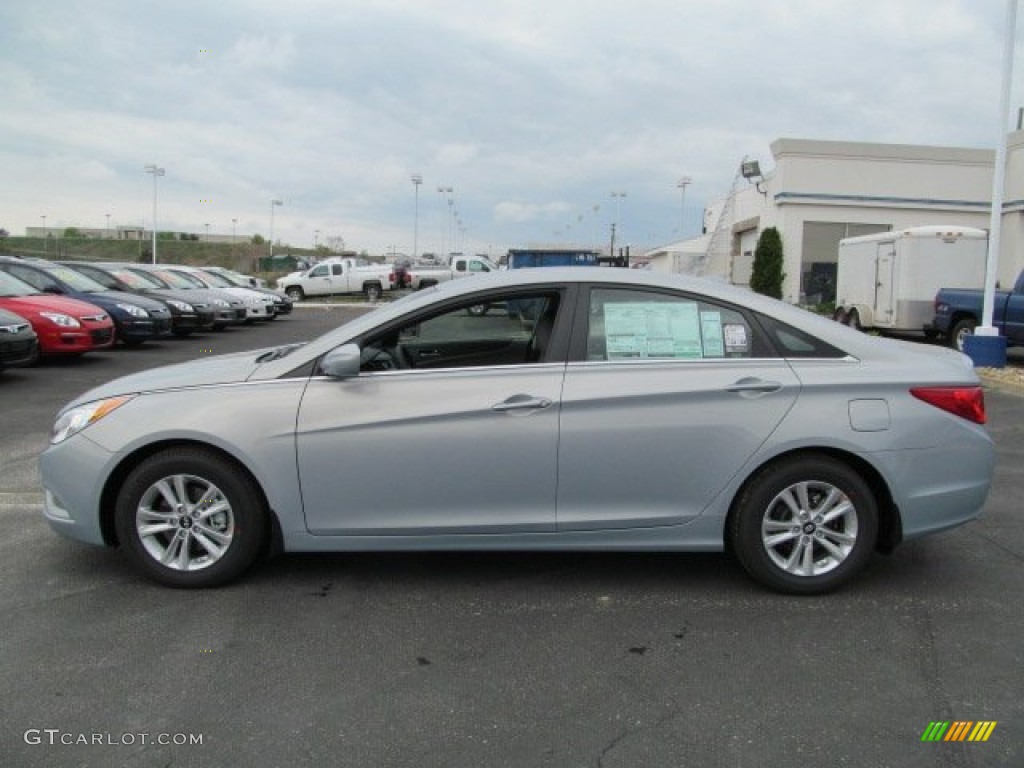 Iridescent Silver Blue Pearl 2013 Hyundai Sonata GLS Exterior Photo #64461647