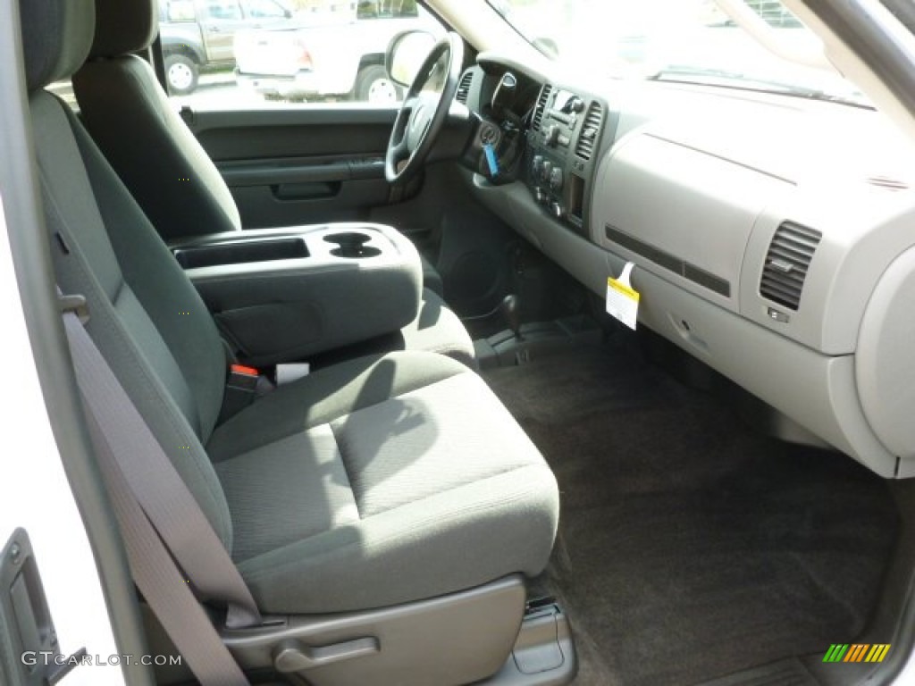 2011 Silverado 1500 LS Extended Cab 4x4 - Summit White / Dark Titanium photo #9