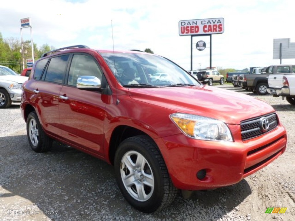 2007 RAV4 4WD - Barcelona Red Pearl / Taupe photo #1