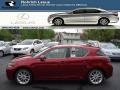 2012 Matador Red Mica Lexus CT 200h Hybrid Premium  photo #1