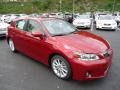 2012 Matador Red Mica Lexus CT 200h Hybrid Premium  photo #6