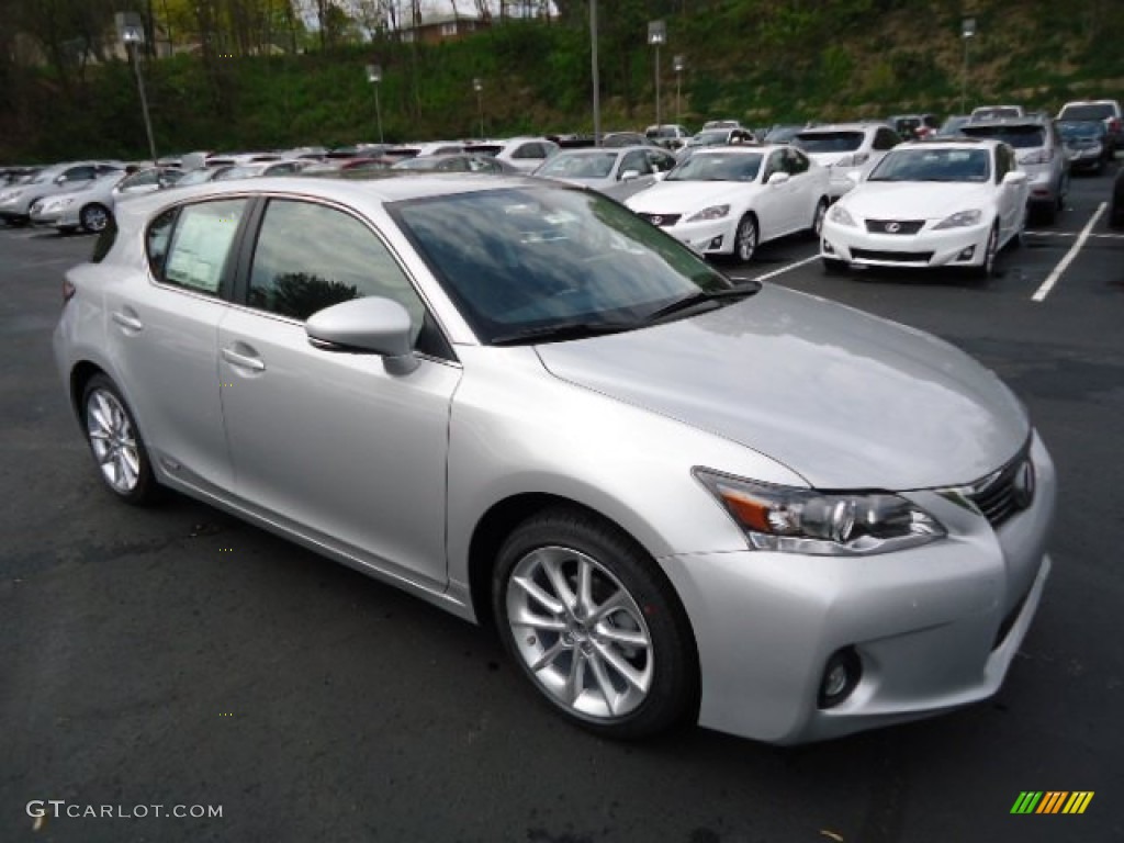 Tungsten Silver Pearl 2012 Lexus CT 200h Hybrid Premium Exterior Photo #64465275