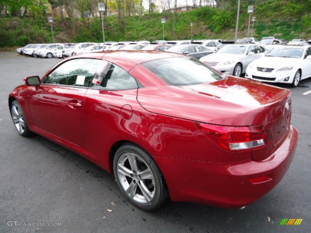 Matador Red Mica 2012 Lexus IS 250 C Convertible Exterior Photo #64466214