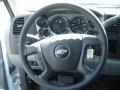 Dark Titanium 2012 Chevrolet Silverado 3500HD WT Regular Cab 4x4 Steering Wheel