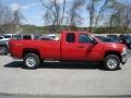 2011 Victory Red Chevrolet Silverado 3500HD Extended Cab 4x4  photo #1