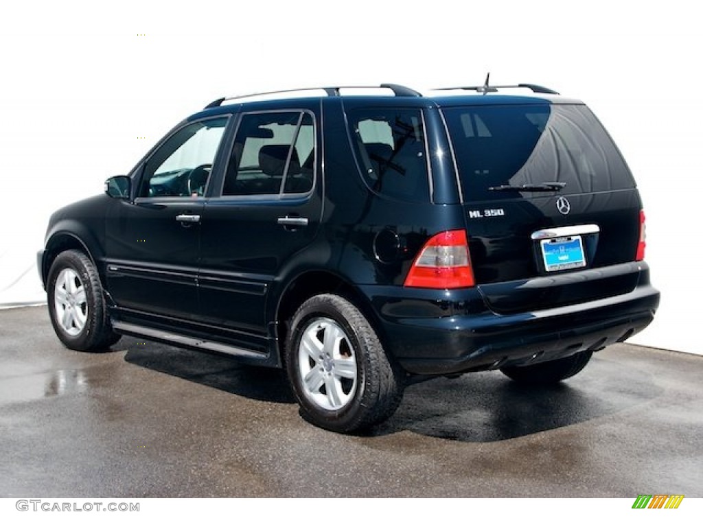 2005 ML 350 4Matic - Black / Charcoal photo #2