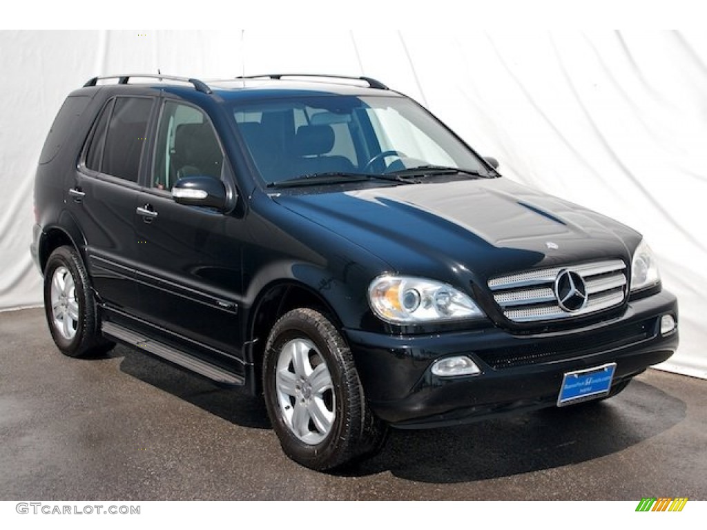 2005 ML 350 4Matic - Black / Charcoal photo #6