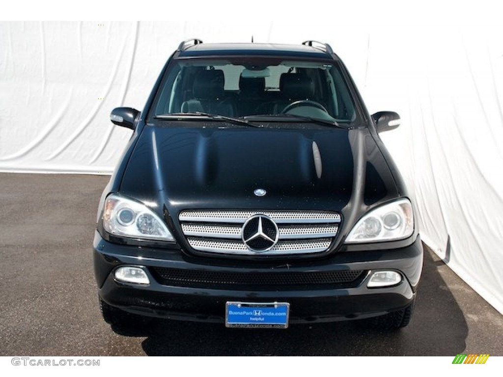 2005 ML 350 4Matic - Black / Charcoal photo #7