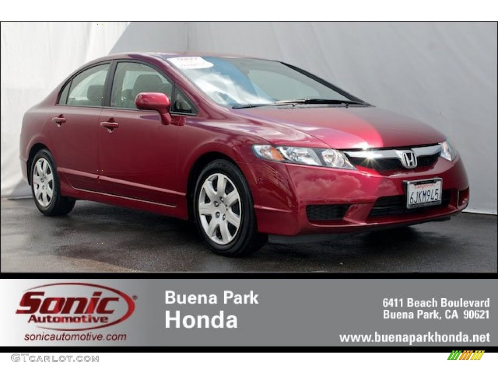 Tango Red Pearl Honda Civic