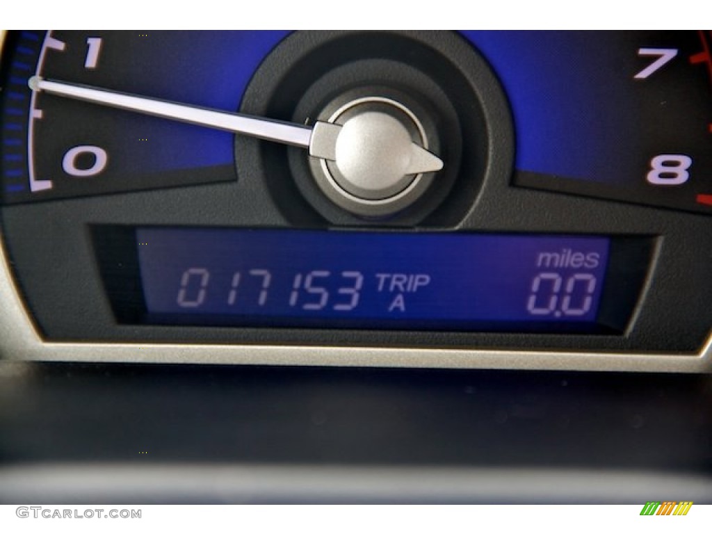 2009 Civic LX Sedan - Tango Red Pearl / Beige photo #12