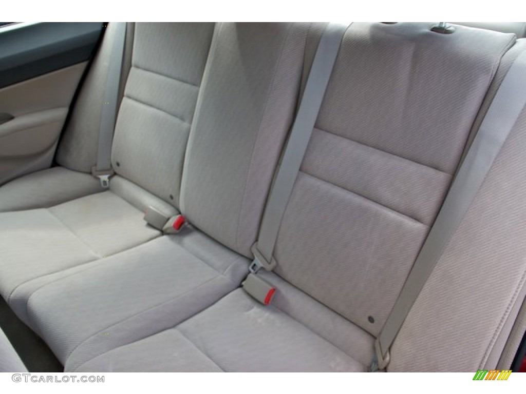 2009 Civic LX Sedan - Tango Red Pearl / Beige photo #16