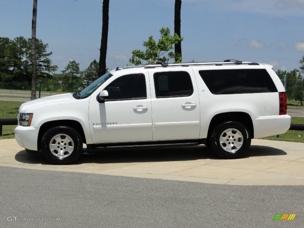 Summit White 2007 Chevrolet Suburban 1500 LT Exterior Photo #64469521