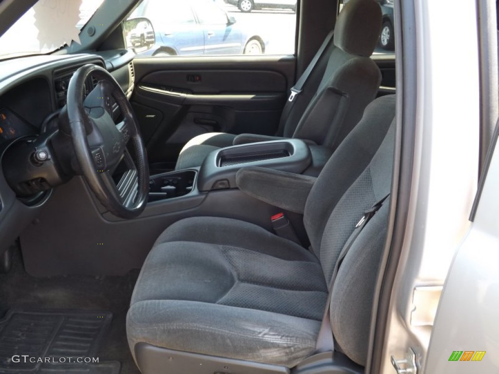 2004 Silverado 1500 LS Crew Cab - Silver Birch Metallic / Dark Charcoal photo #11