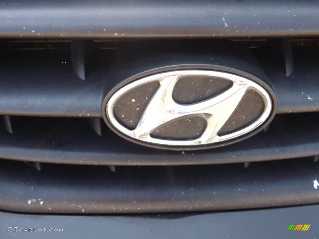 2006 Elantra GLS Sedan - Ebony Black / Gray photo #21