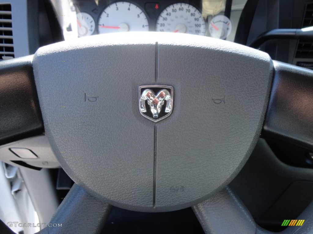 2008 Ram 1500 ST Quad Cab - Bright White / Medium Slate Gray photo #25