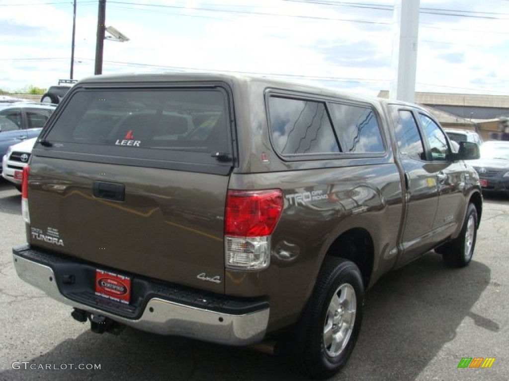 2010 Tundra Limited Double Cab 4x4 - Pyrite Brown Mica / Red Rock photo #4