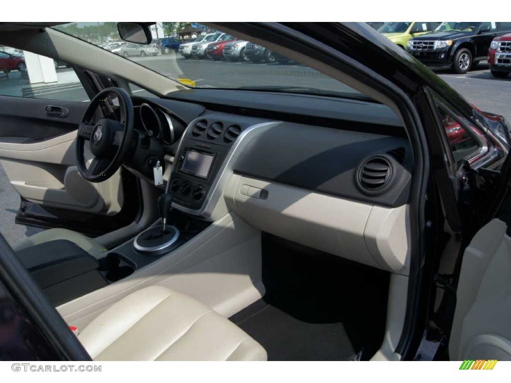 2007 CX-7 Touring - Black Cherry Mica / Sand photo #13