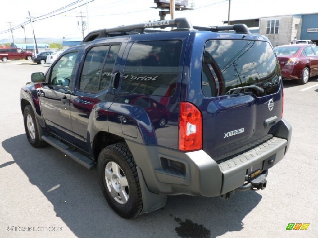 2008 Xterra S 4x4 - Midnight Blue / Steel/Graphite photo #9