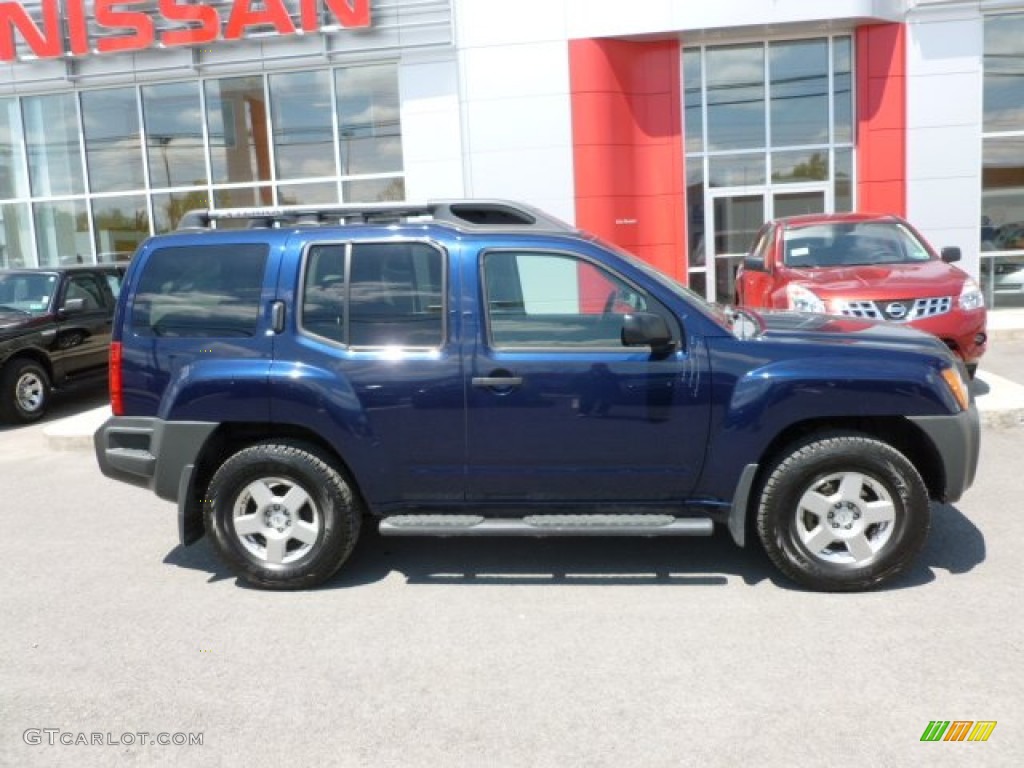 2008 Xterra S 4x4 - Midnight Blue / Steel/Graphite photo #12