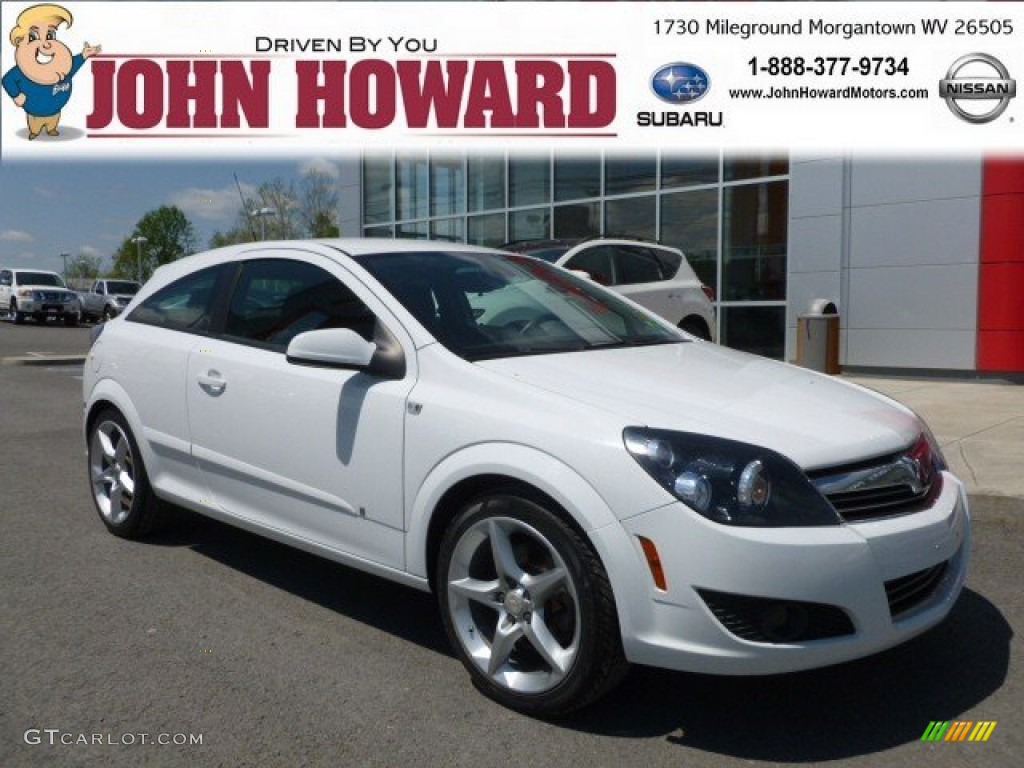 2008 Astra XR Coupe - Arctic White / Charcoal photo #1